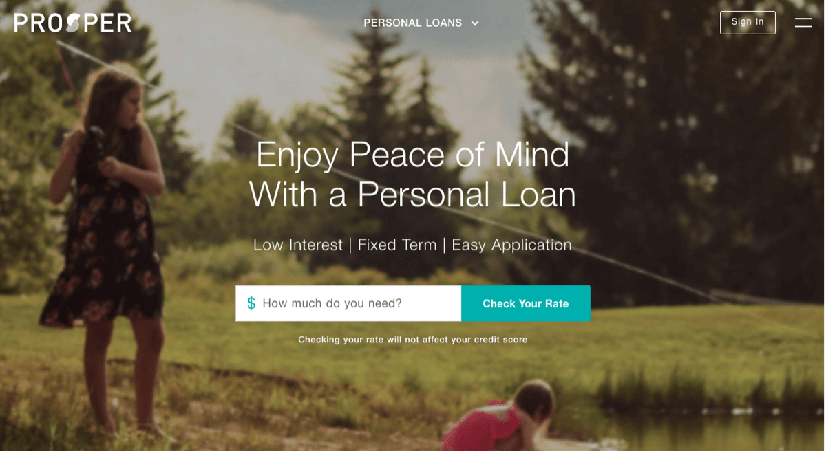 peer-to-peer lending with prosper