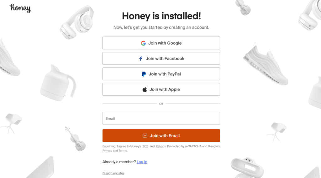 honey successfully installed