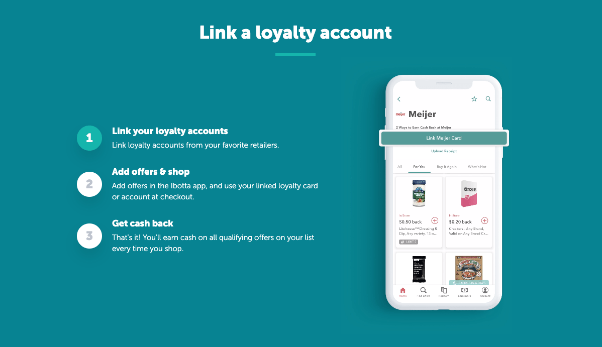 ibotta loyalty account linking