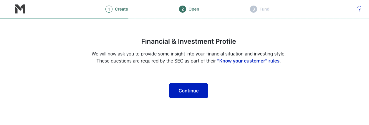 m1 finance investment profile