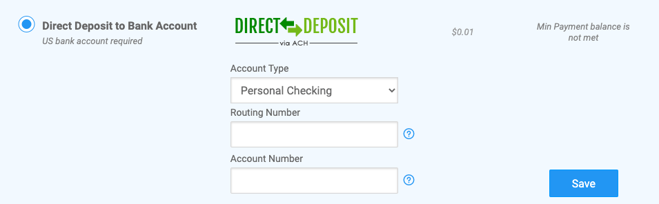 befrugal direct deposit